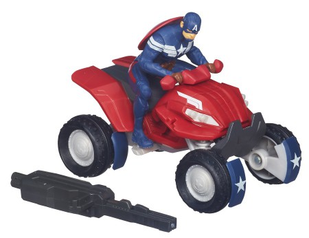 CAPTAIN AMERICA BLAST N GO COMBAT ATV A6874
