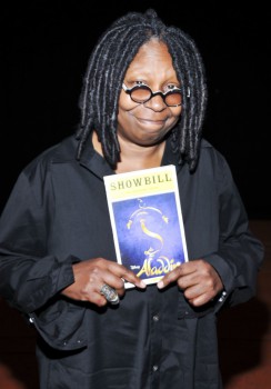 Whoopi Goldberg at Aladdin Photo by Getty Images for Disney
