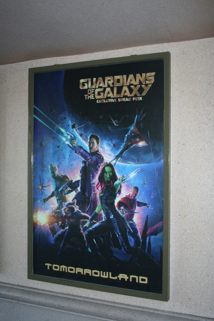 New poster in the train station tunnel heralds the attraction.