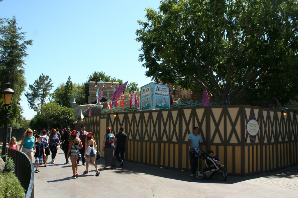 Alice in Wonderland refurbishment continues