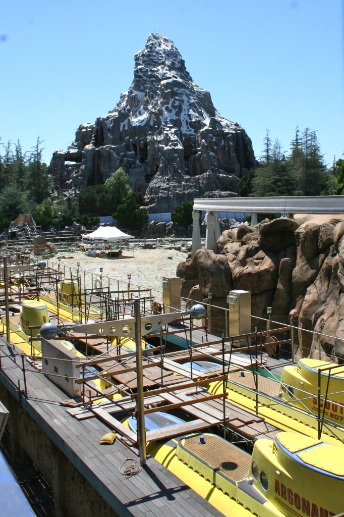 Matterhorn and drained submarine lagoon