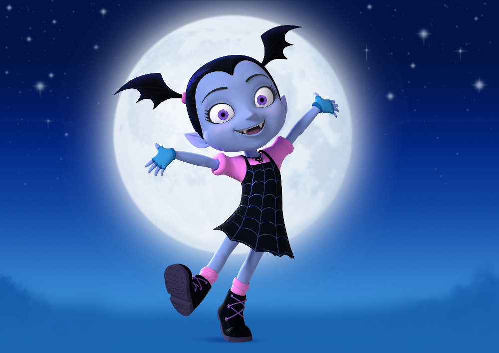 VAMPIRINA - Disney Junior has ordered two new animated series, "Vampirina," executive-produced by "Doc McStuffins" creator Chris Nee, and "Puppy Dog Tails," created by comedian Harland Williams. Both series have begun production and are slated to premiere in 2017. (Disney Junior)