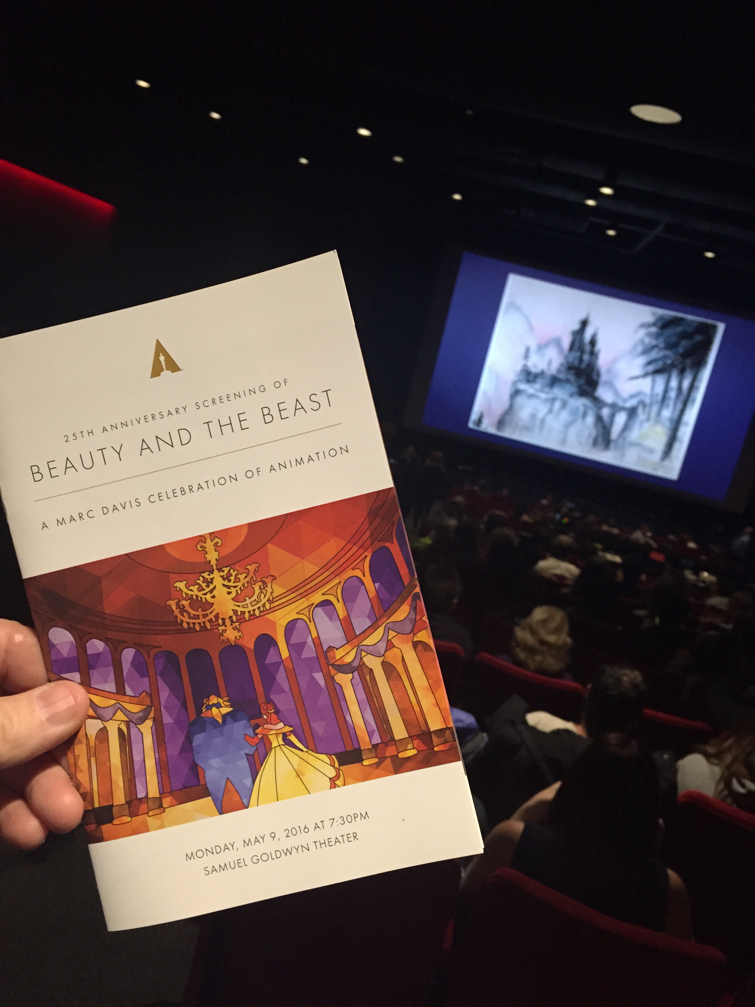 The evening was presented as part of the Marc Davis Celebration of Animation series.
