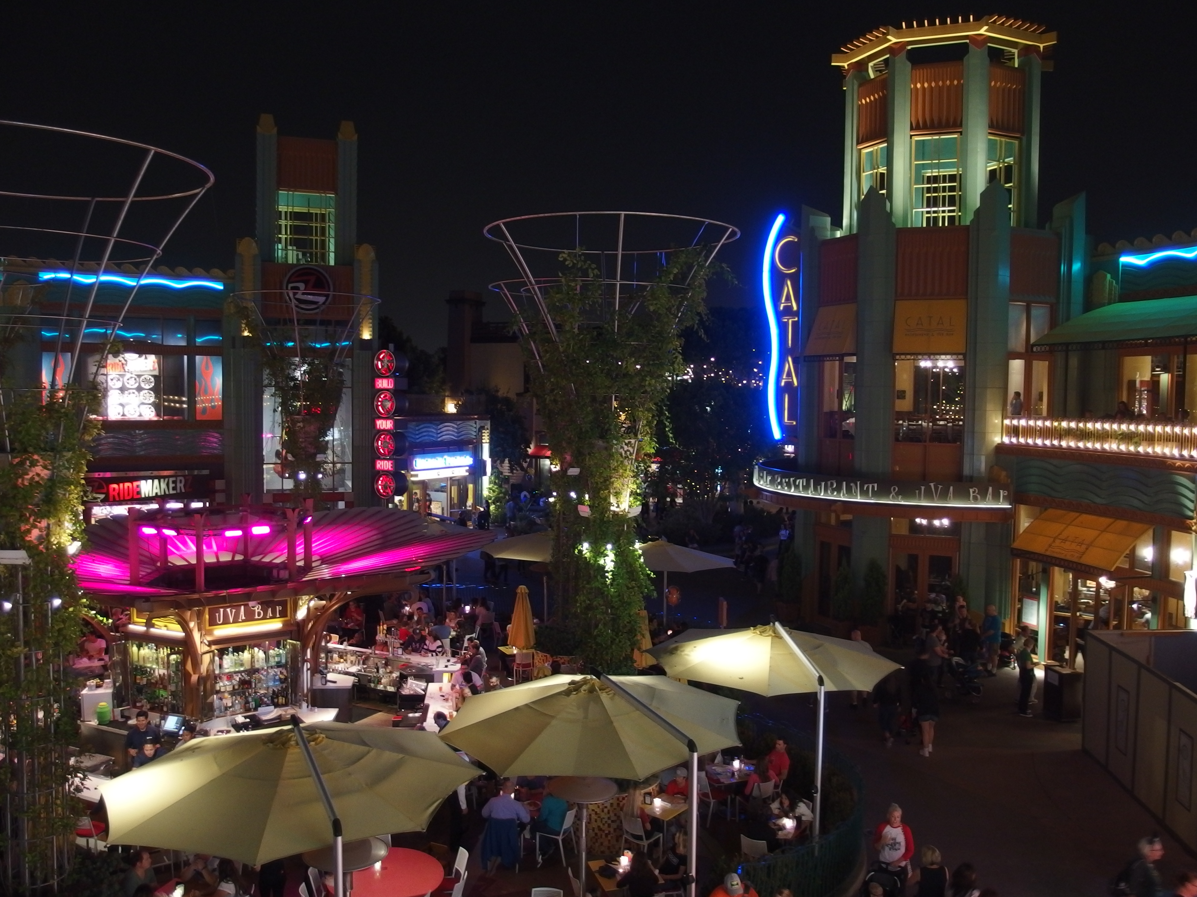 Catal and Uva Bar are located in the heart of Downtown Disney Anaheim