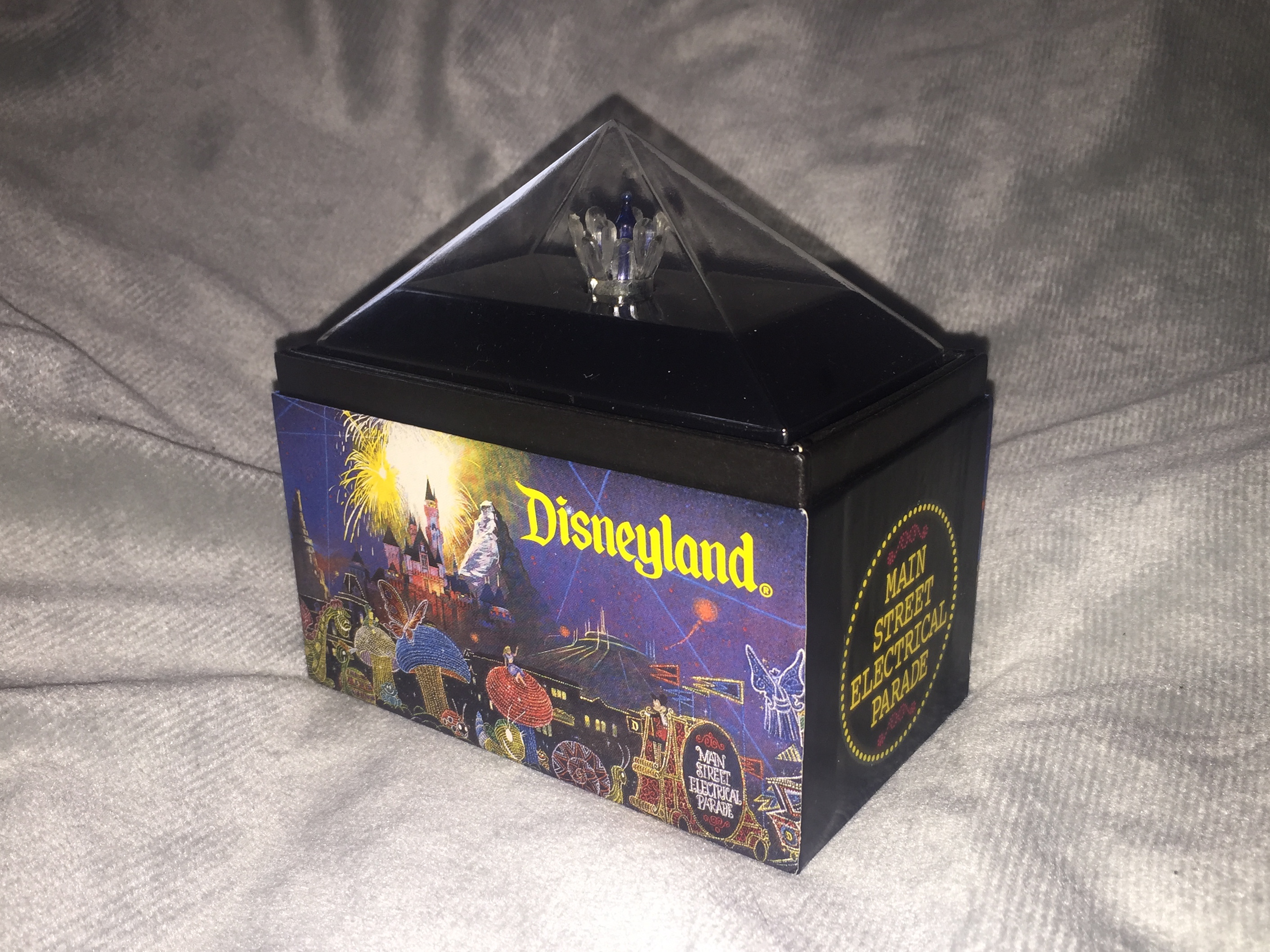 Bob Magnuson, Disneyland Vice President of Public Affairs Bill Ross, and the presentation bulb