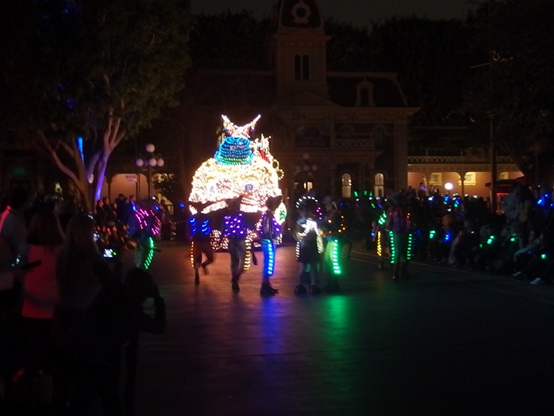 Pinocchio and the donkey boys dance in the street