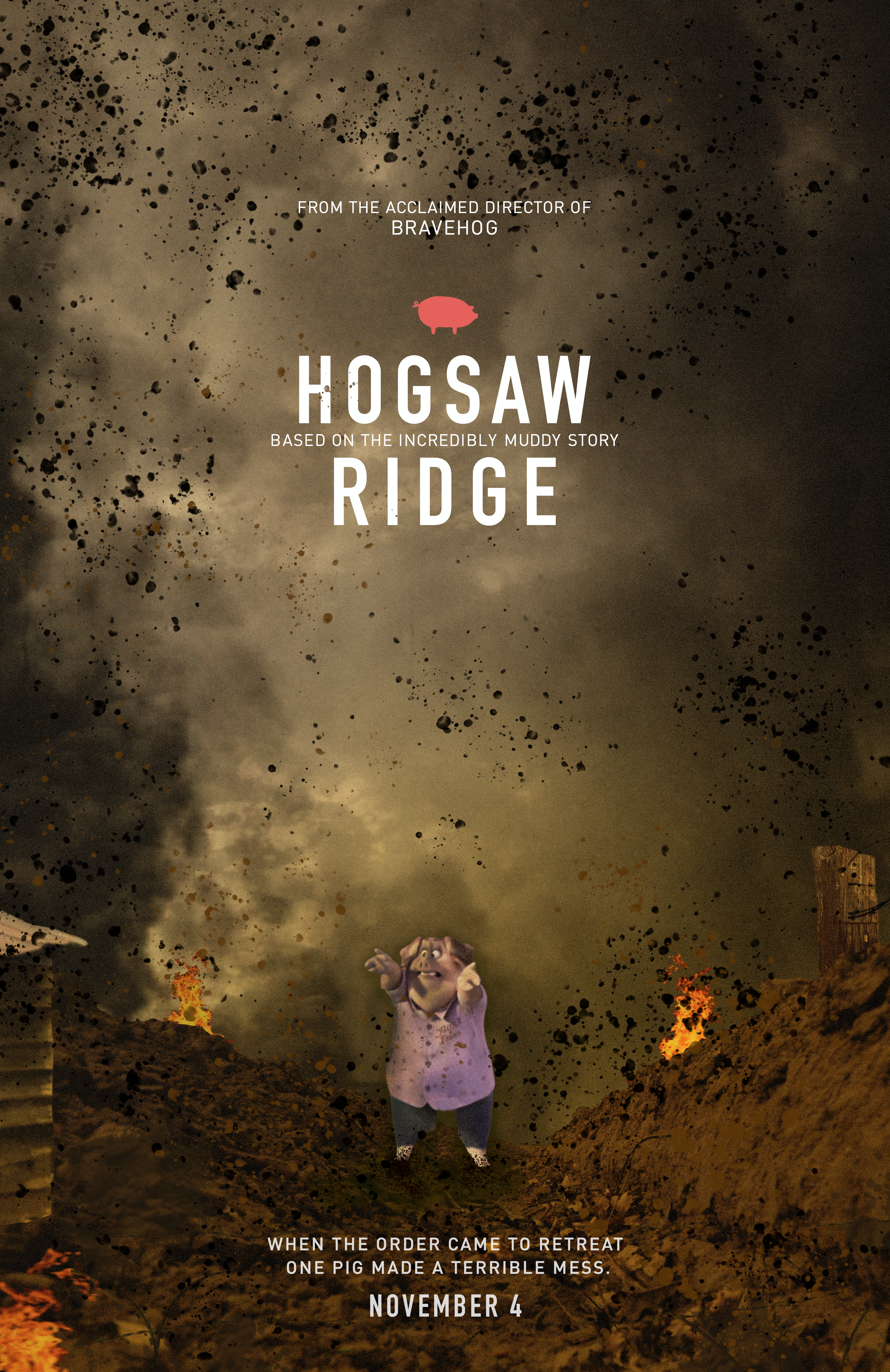 Hacksaw Ridge as Hogsaw Ridge
