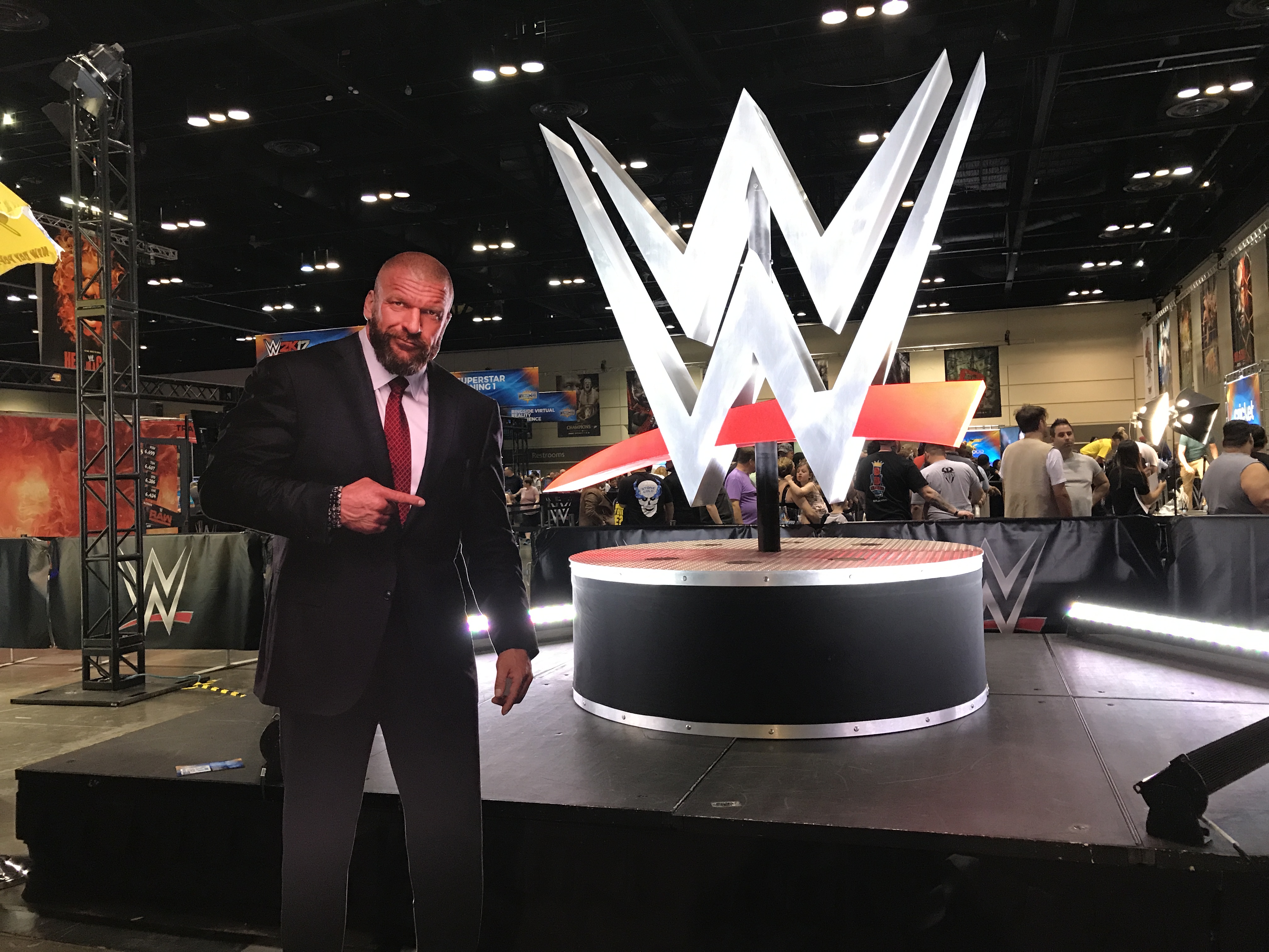 WWE Logo Photo Spot