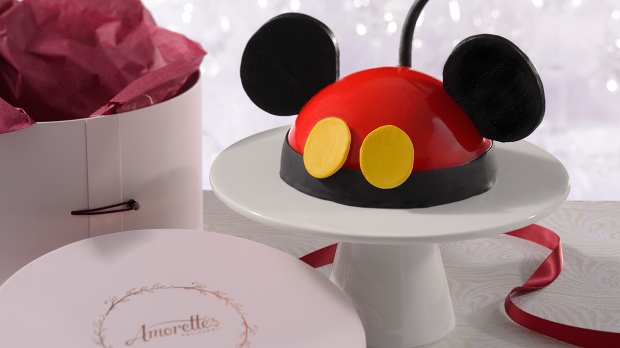 Mickey Dome Cake at Amorette’s Patisserie