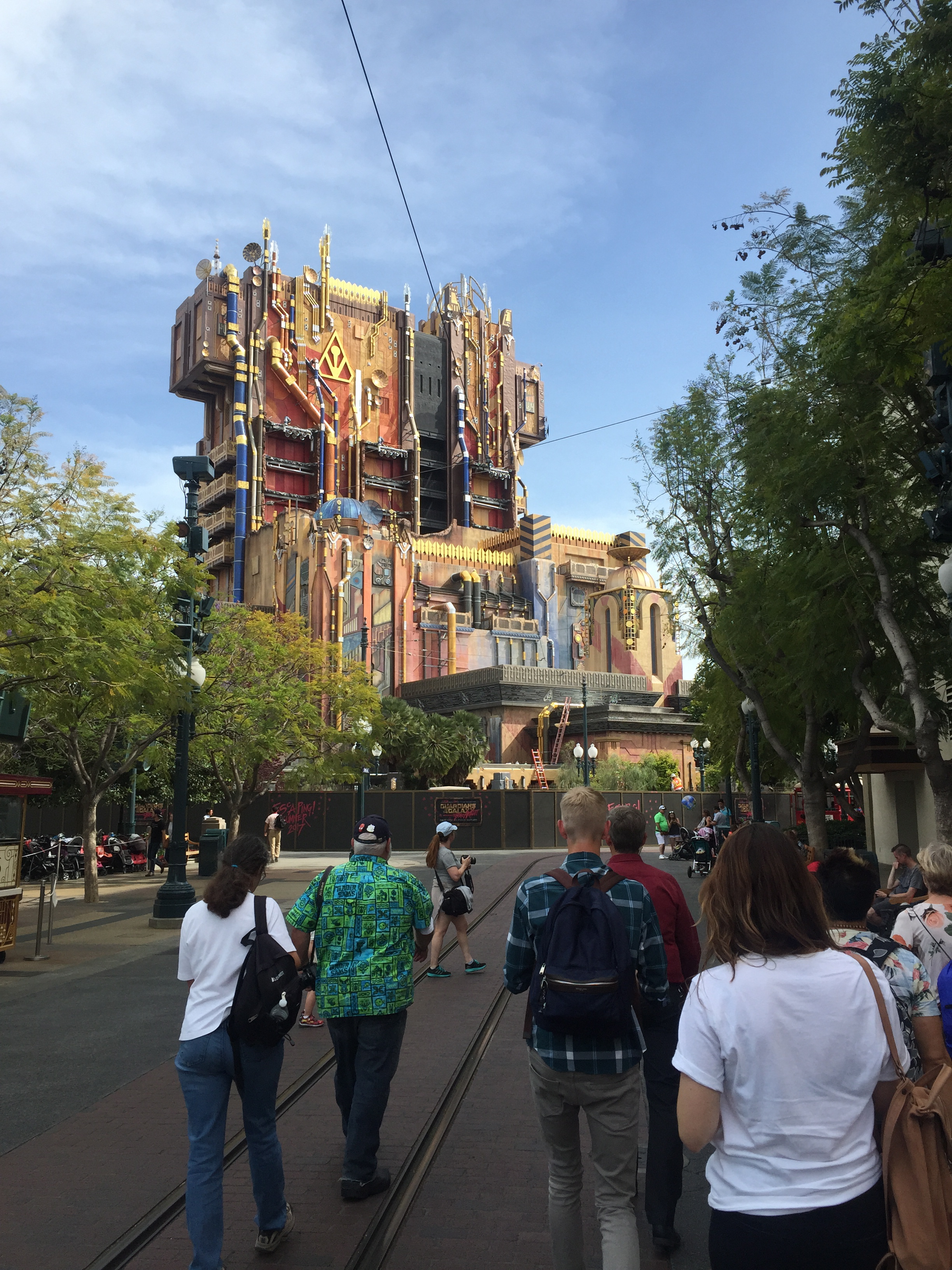 The approach to the Collector’s Fortress from Hollywood Boulevard