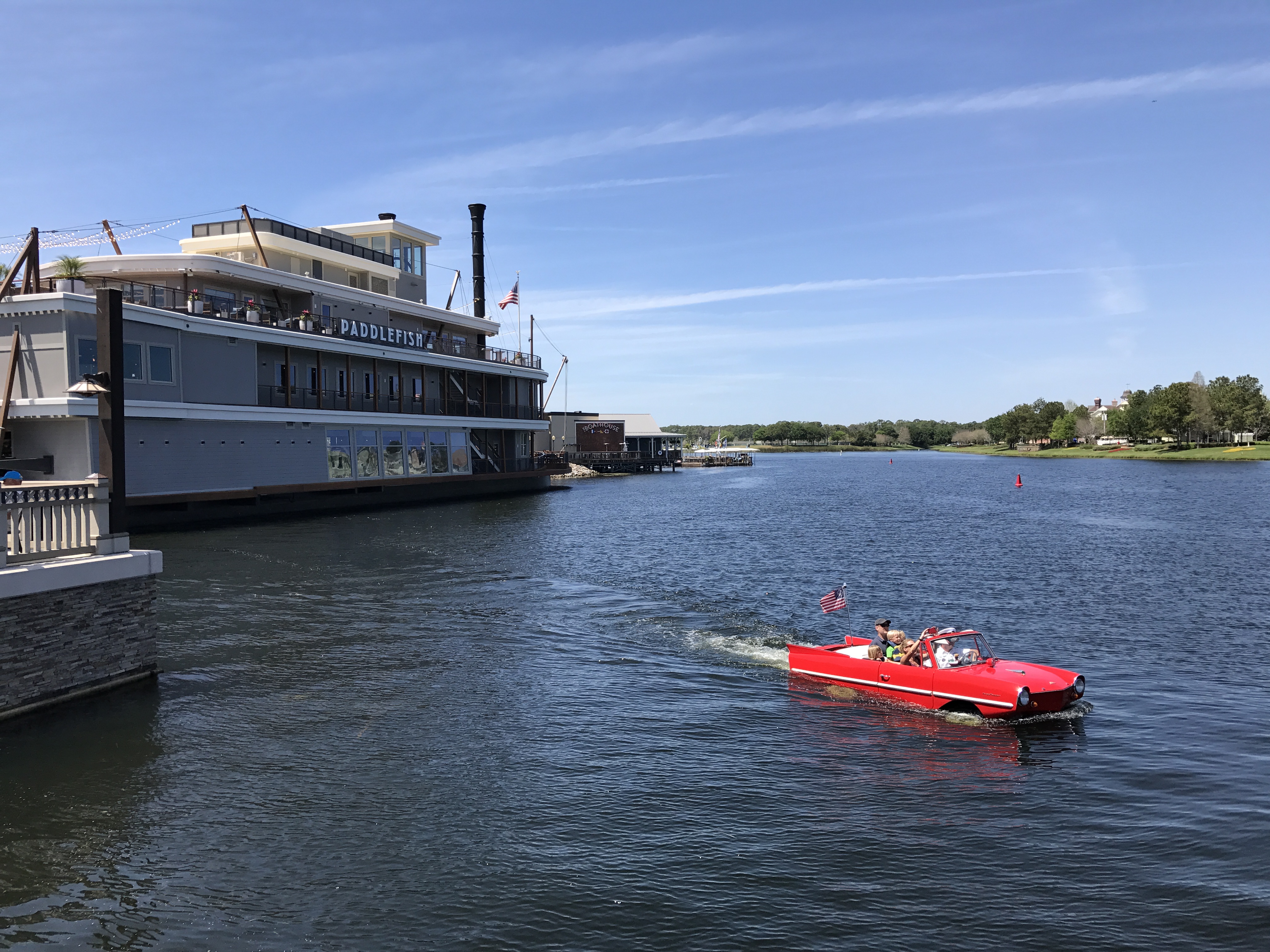 Paddlefish and Boathouse Amphicar