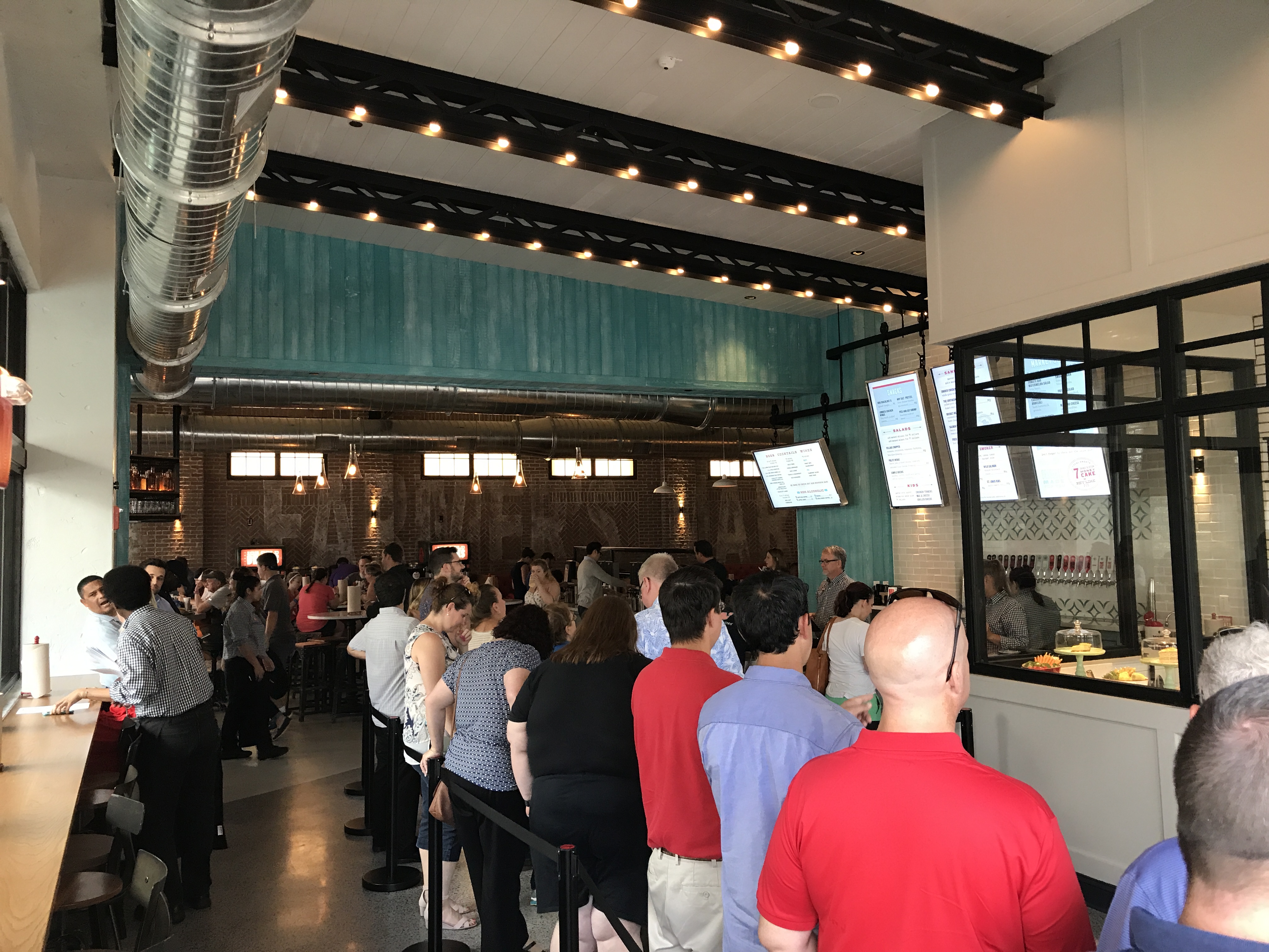 Line extending out the door