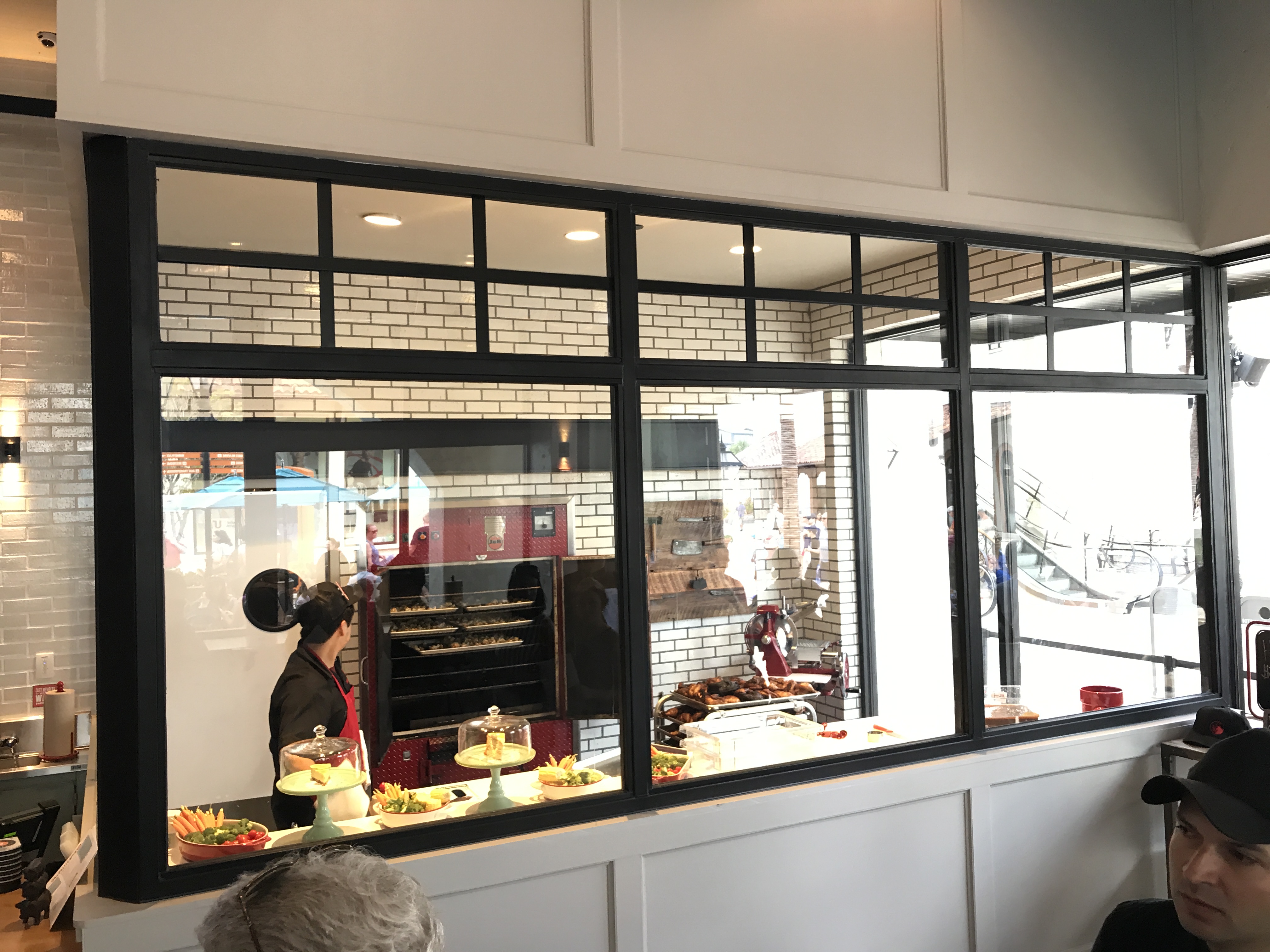 Open Window Smoker Area