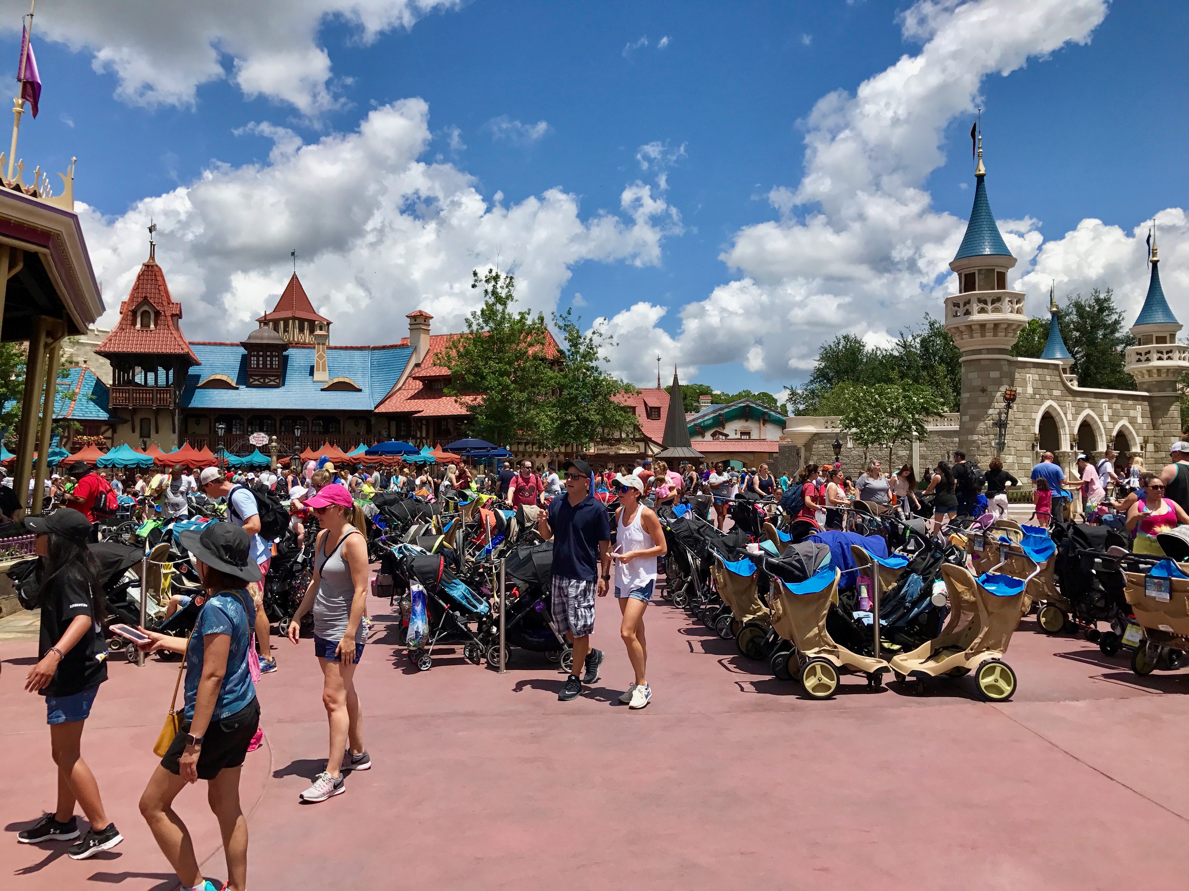 Fantasyland stroller parking