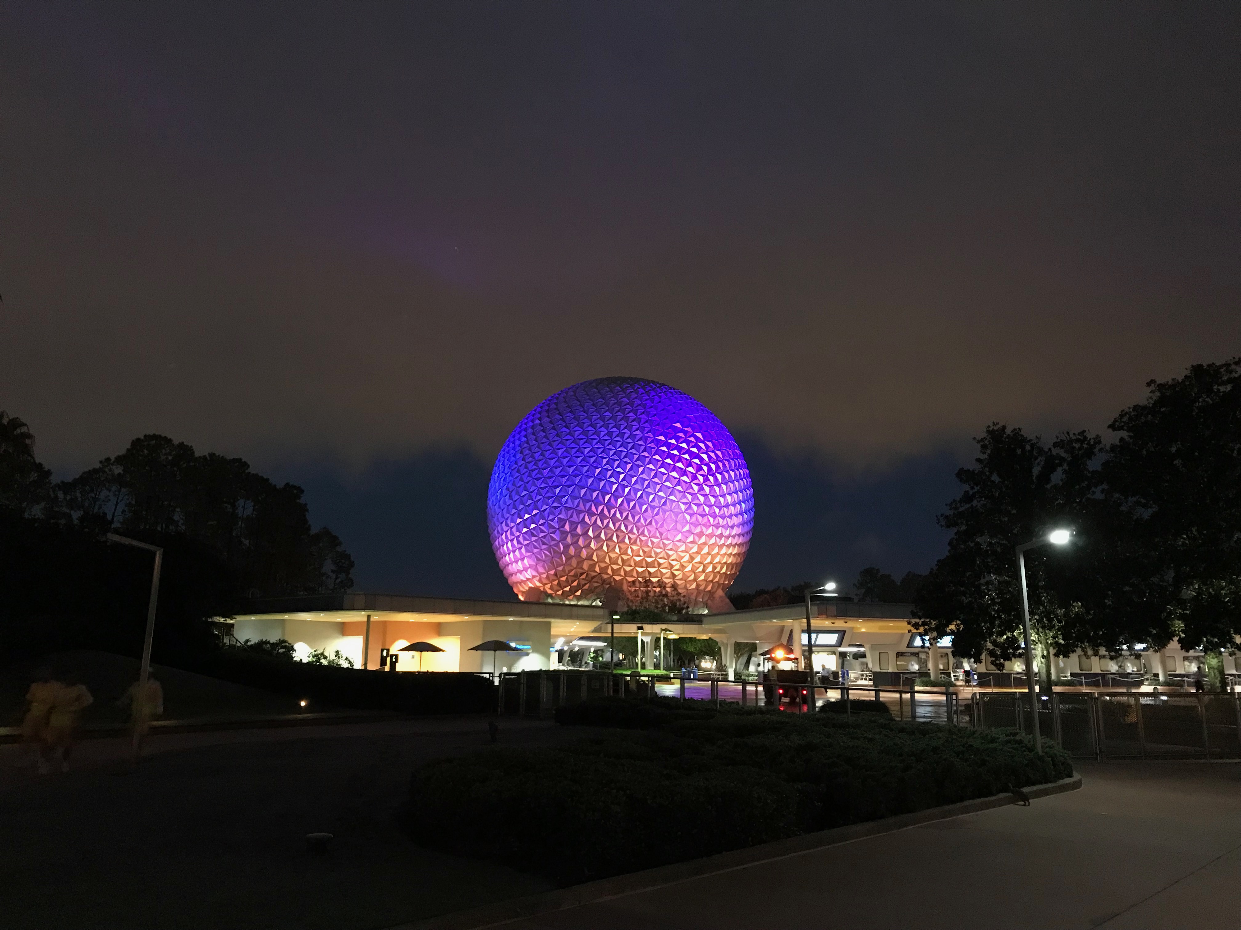 Epcot 35 - Pre Dawn Spaceship Earth