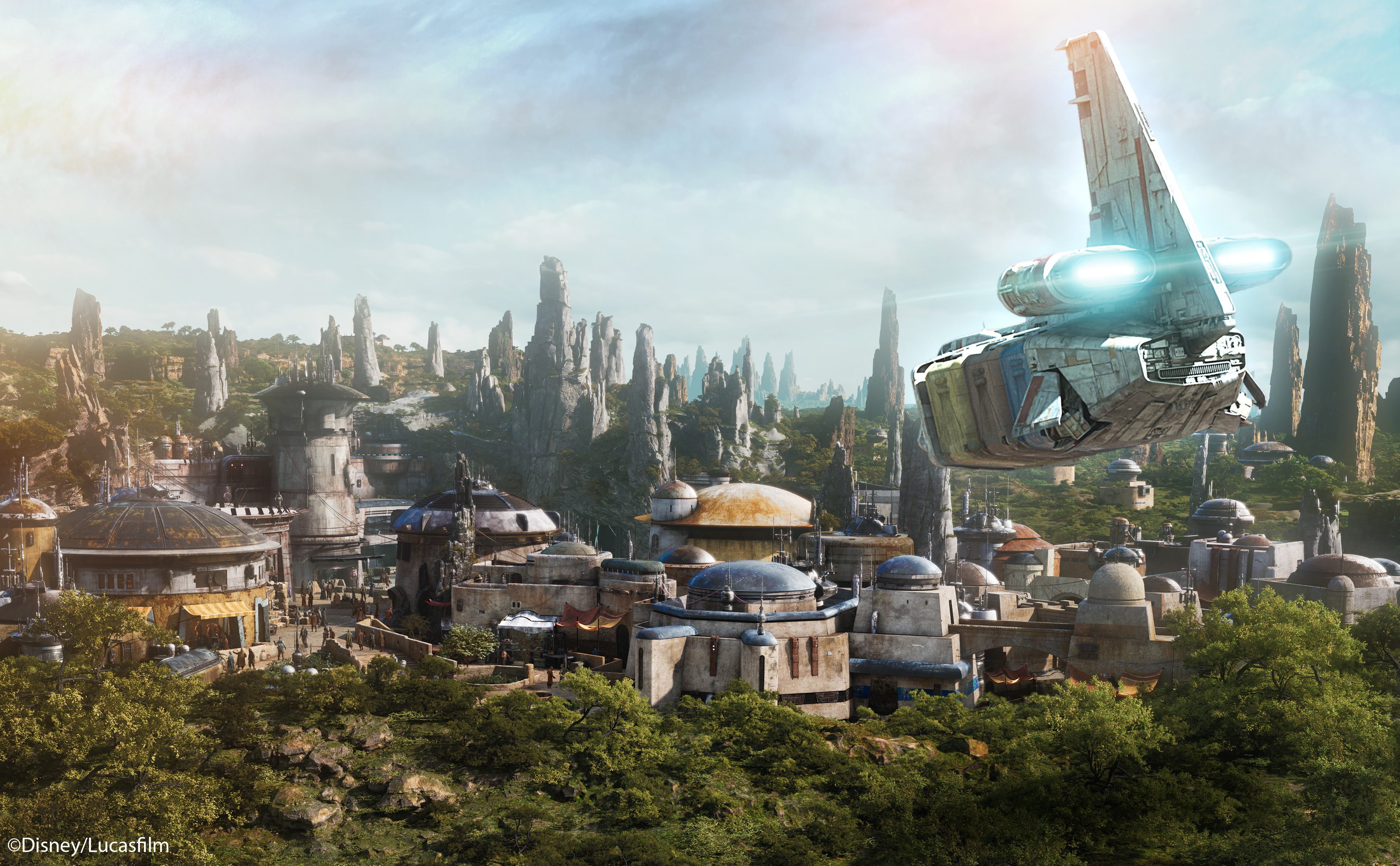 NEW ADVENTURES ON STAR TOURS -- Batuu.