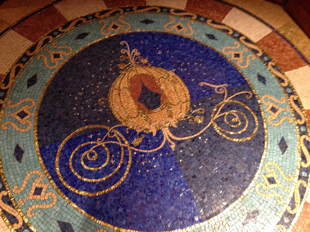 Cinderella Coach Mosaic