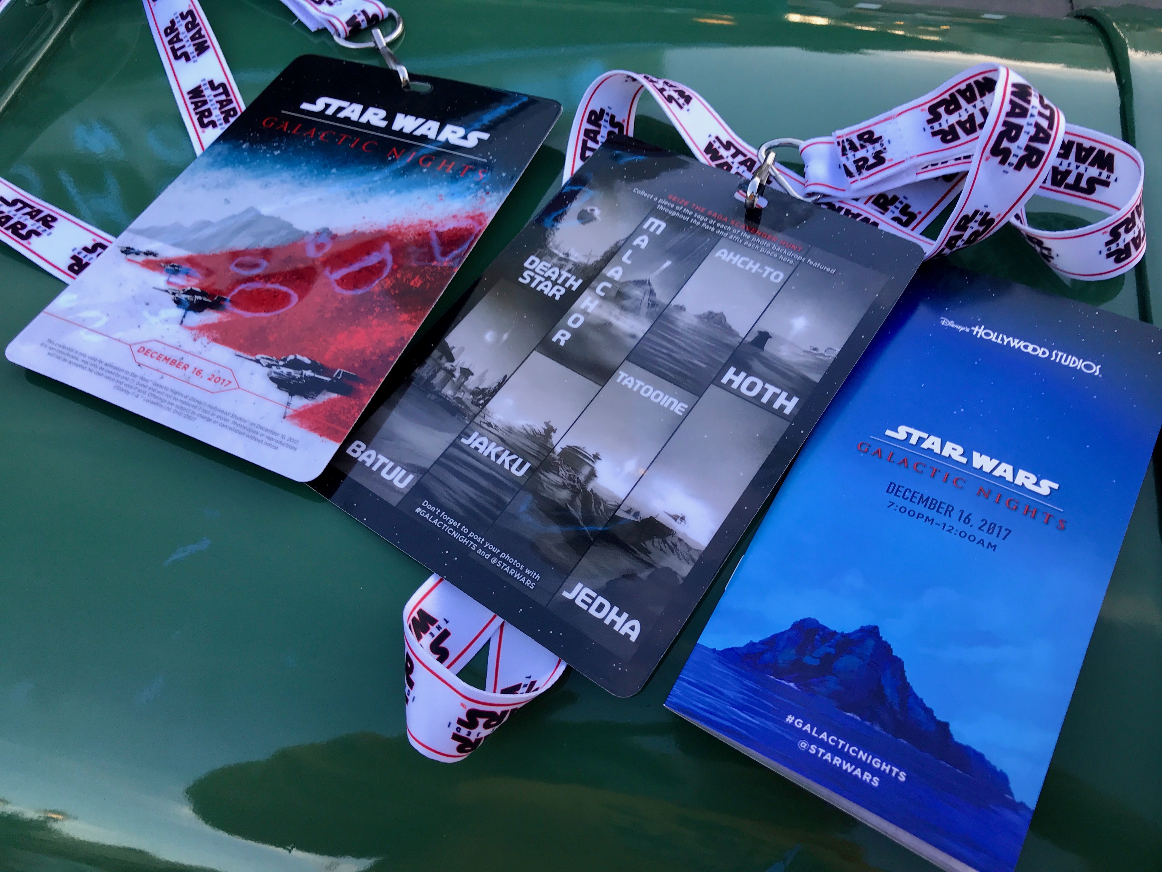 Star Wars: Galactic Nights 2017 Credentials