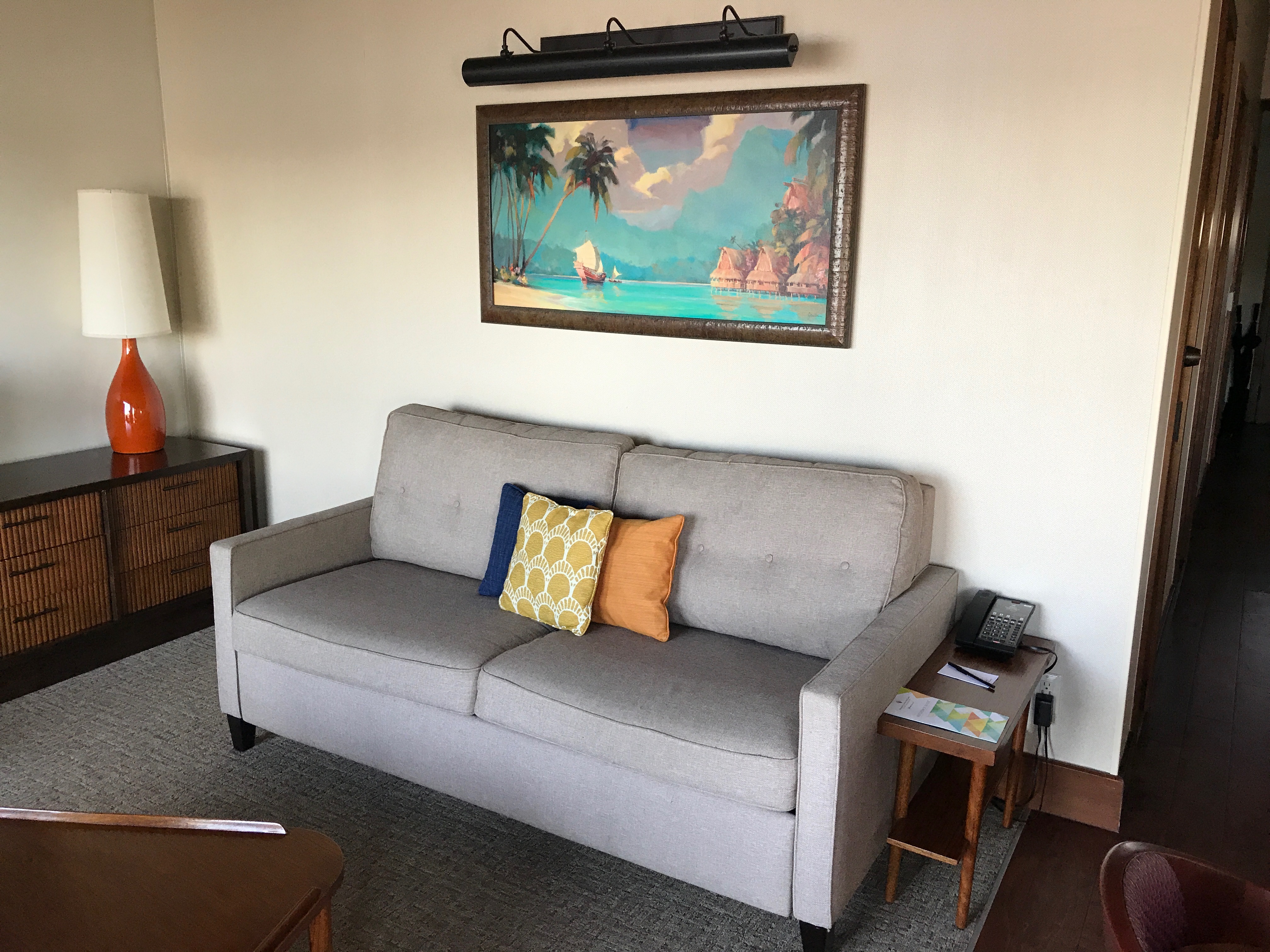Disney’s Polynesian Village Bora Bora Bungalow - sitting room