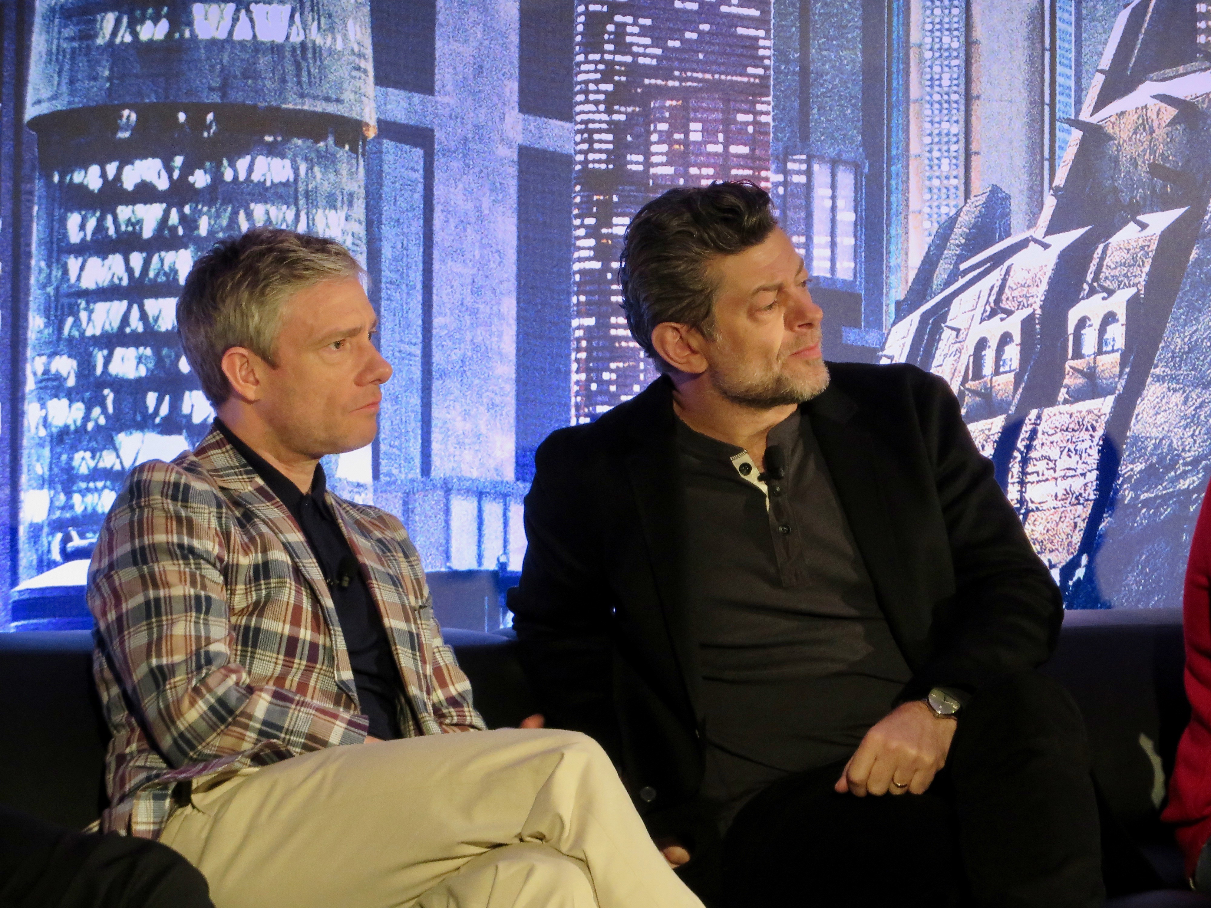 Marvel Studios Black Panther - Martin Freeman and Andy Serkis