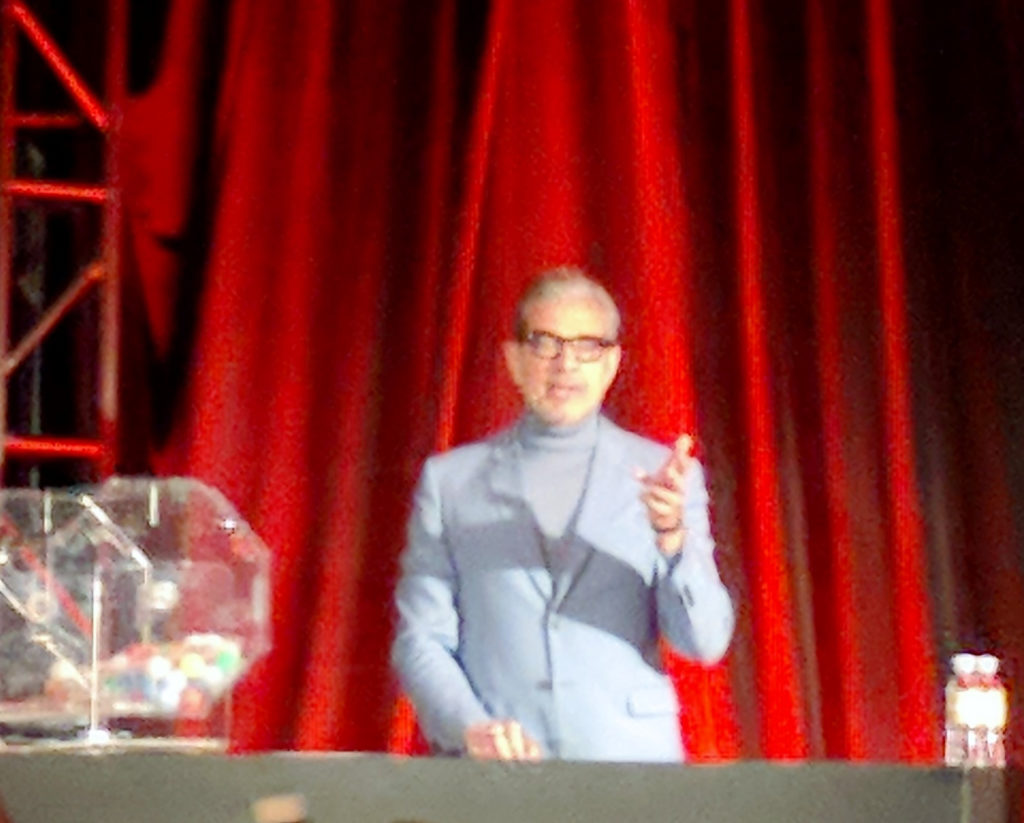 Avengers: Infinity War Press Conference Jeff Goldblum