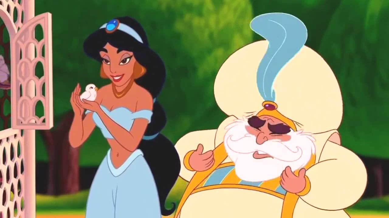 Sultan with his Daughter Jasmine