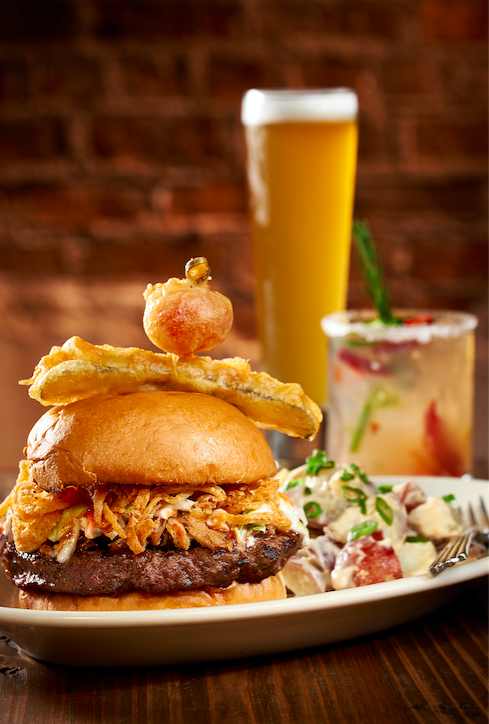 The Edison Red White Blue Burger