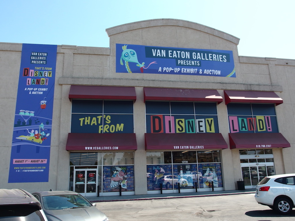 The exhibit is located at 13730 Riverside Drive in Sherman Oaks