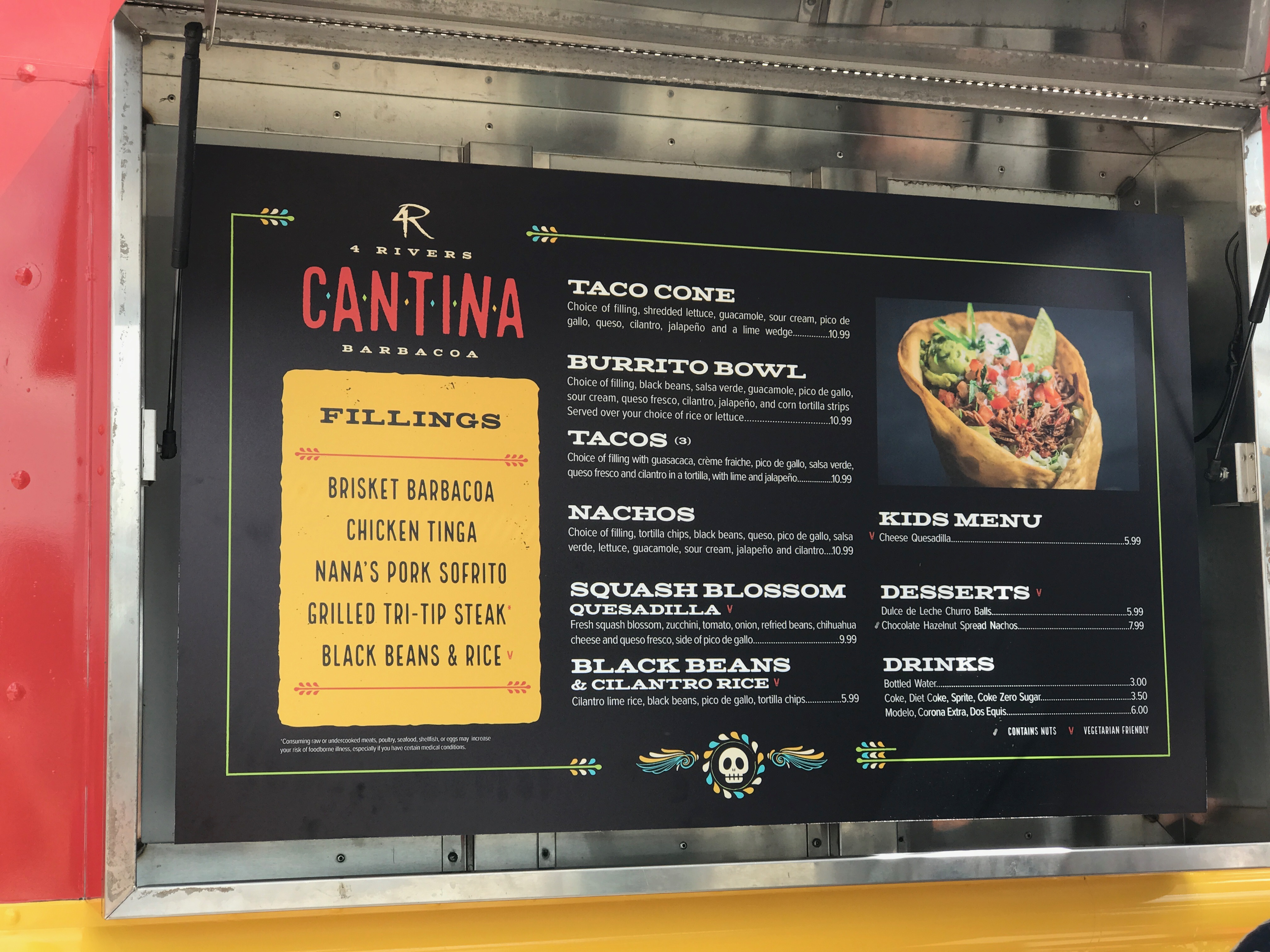 4 Rivers Cantina Barbacoa Menu
