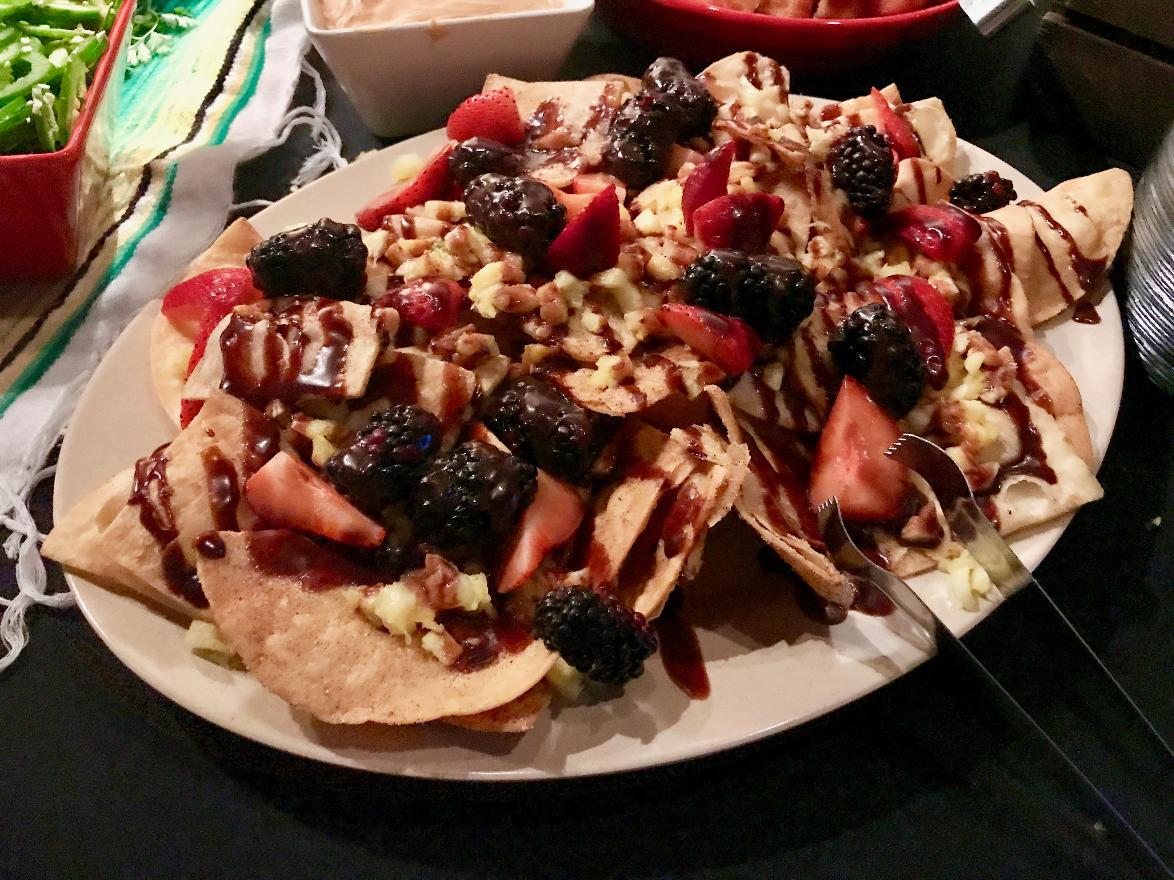 4 Rivers Cantina Barbacoa - Chocolate Hazelnut Spread Nachos