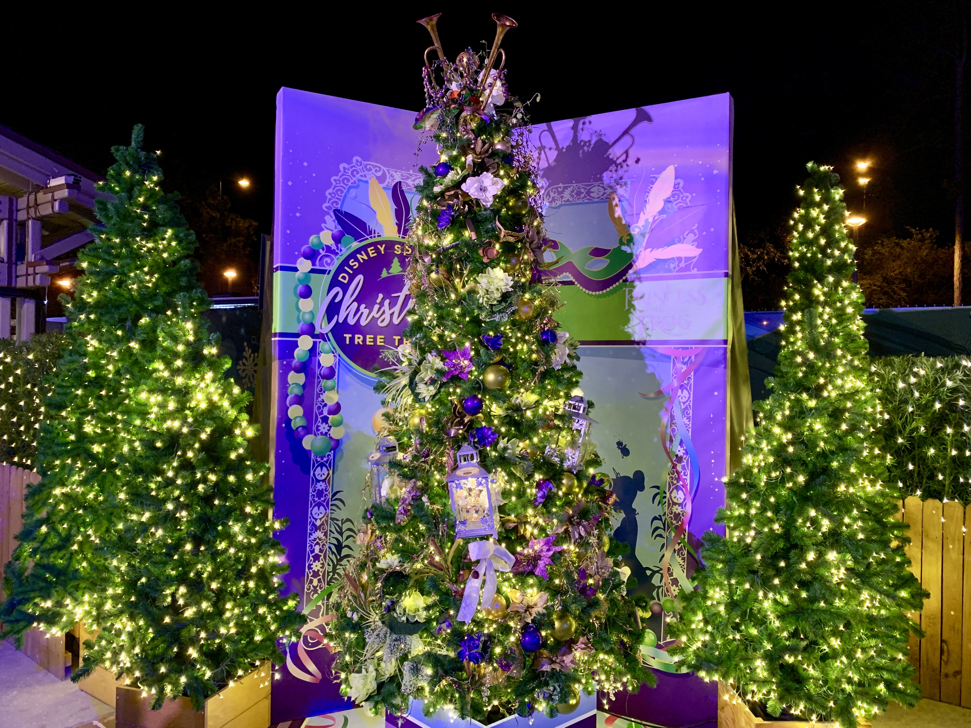 Disney Springs - Christmas Tree Trail Princess and the Frog Tree