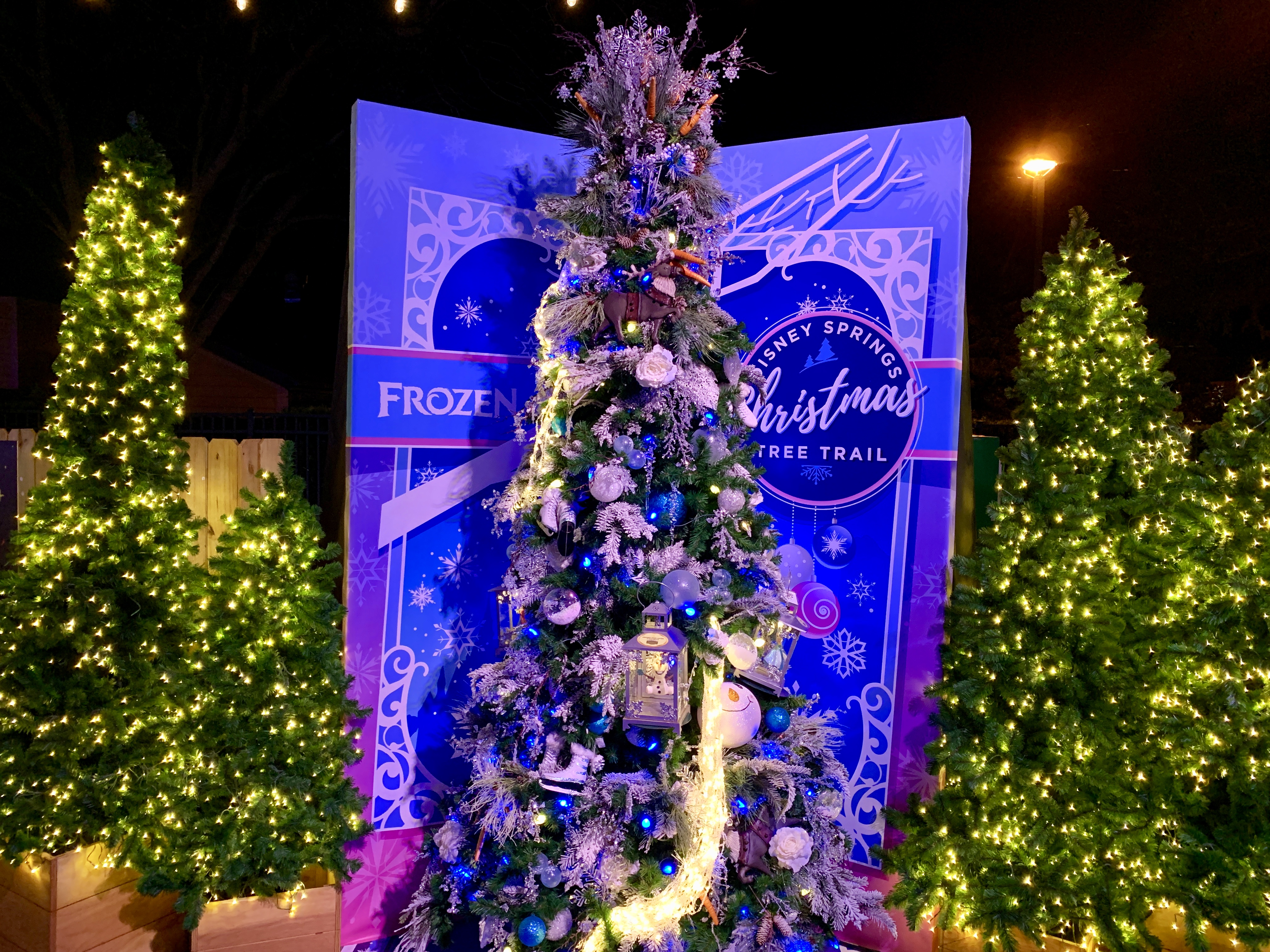 Disney Springs - Christmas Tree Trail Frozen Tree