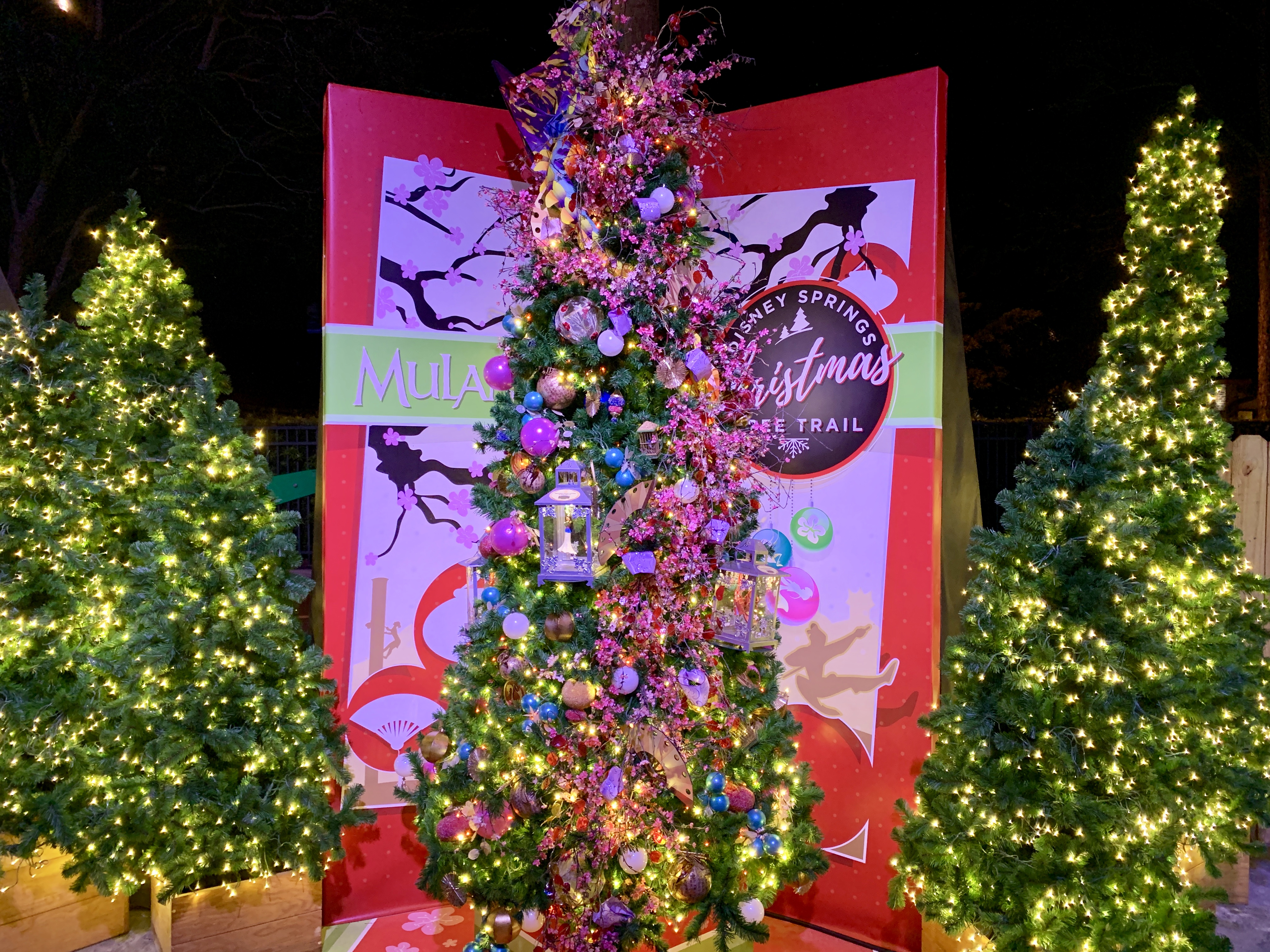 Disney Springs - Christmas Tree Trail Mulan Tree