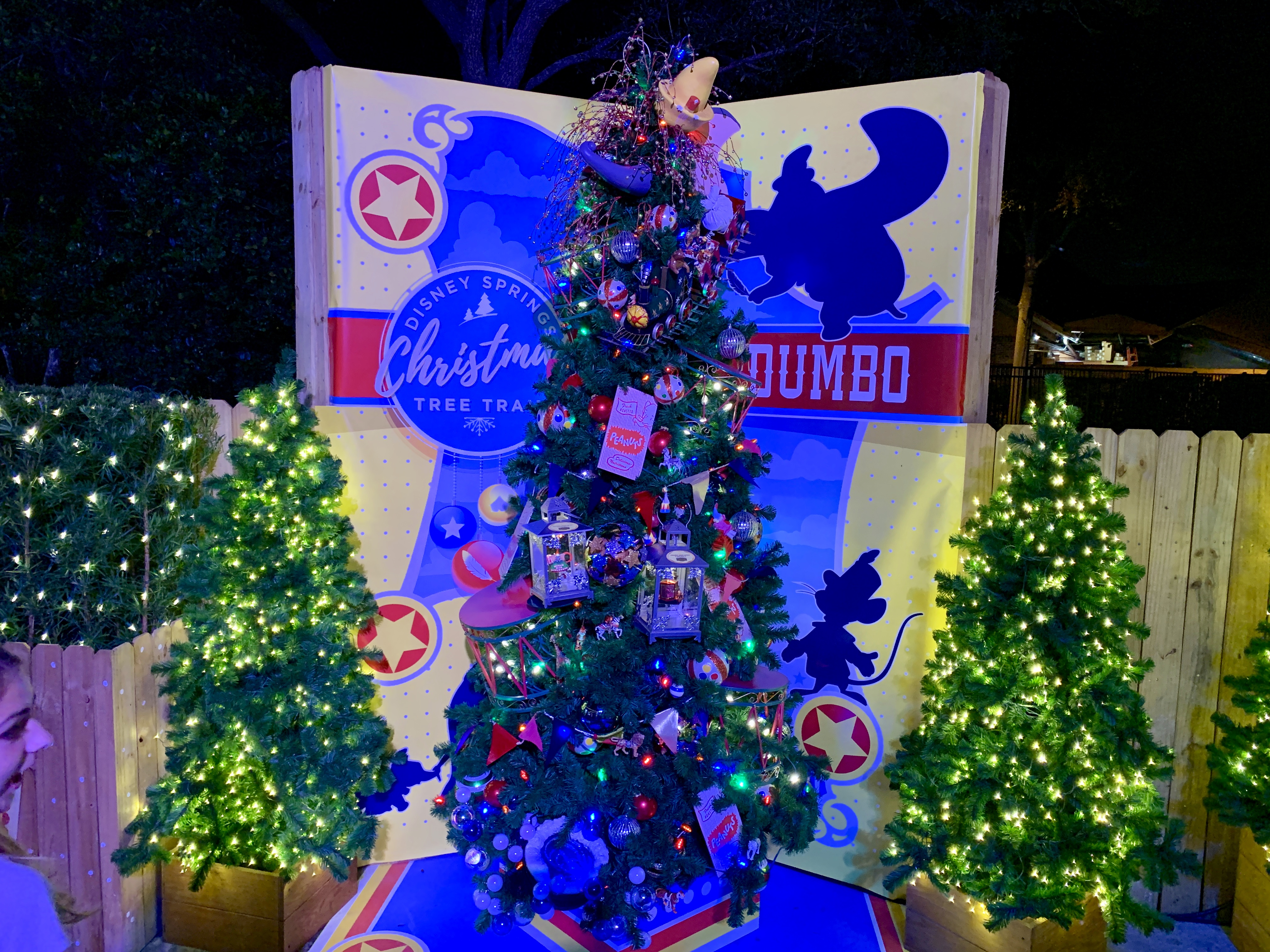 Disney Springs - Christmas Tree Trail Dumbo Tree