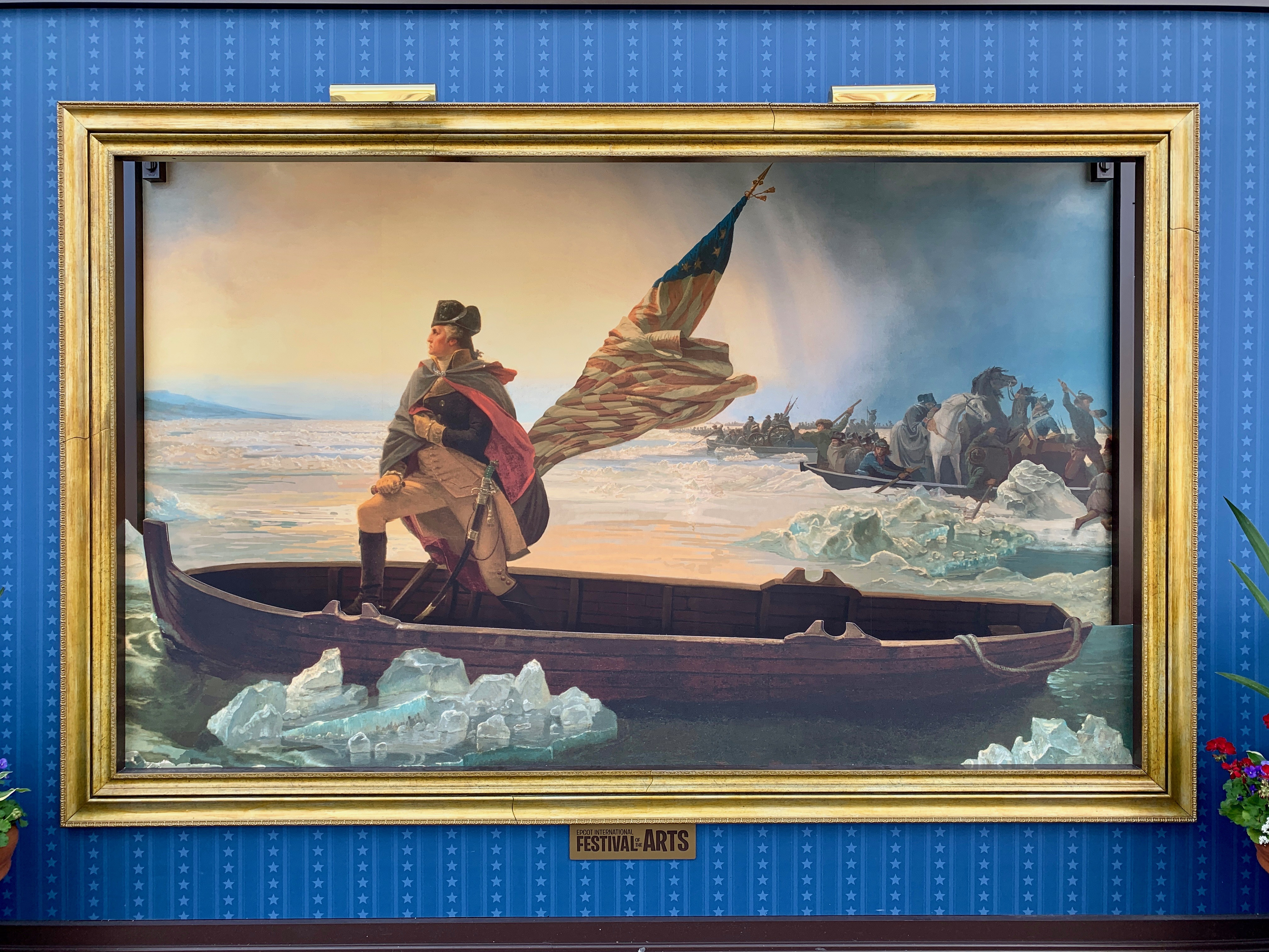 The American Adventure -Washington Crossing the Delaware
