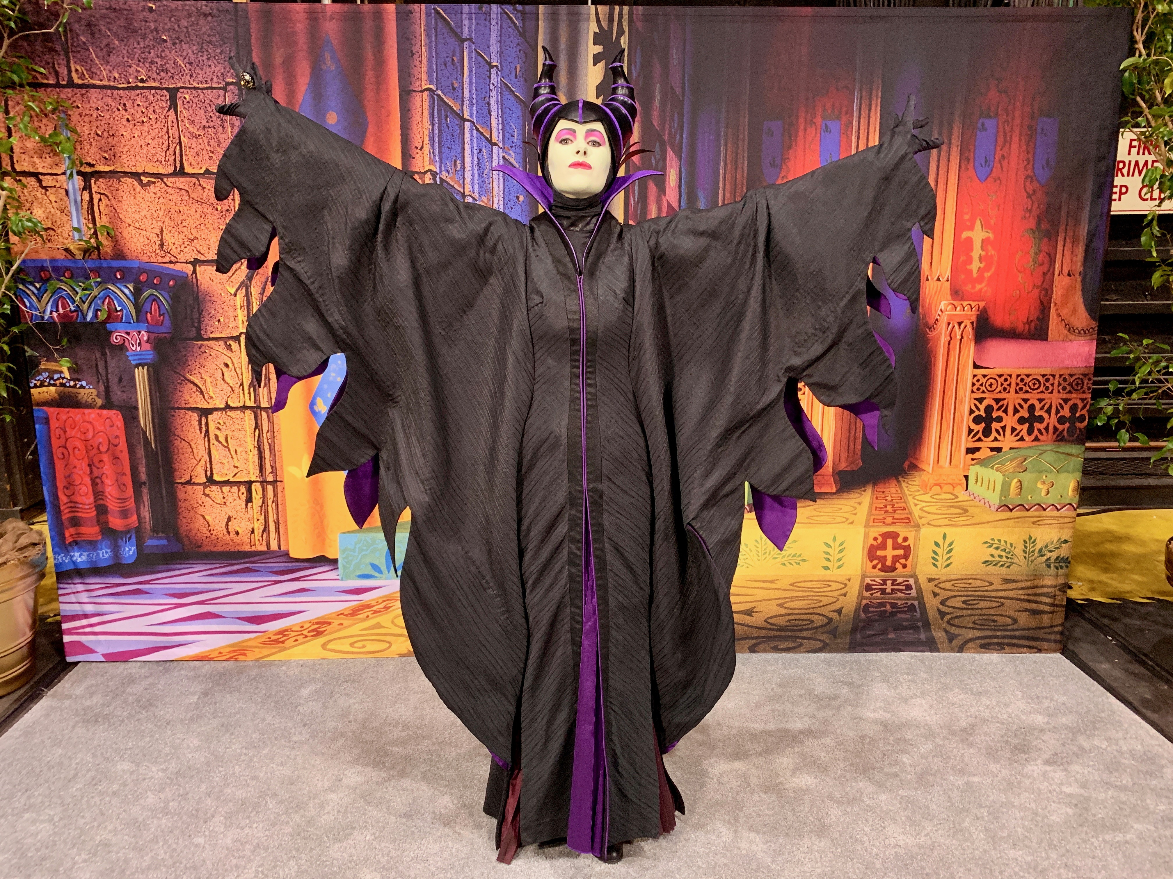 Sleeping Beauty’s Maleficent at D23’s 10-Year FAN-niversary Celebration at the Walt Disney Studios, March 10, 2019.