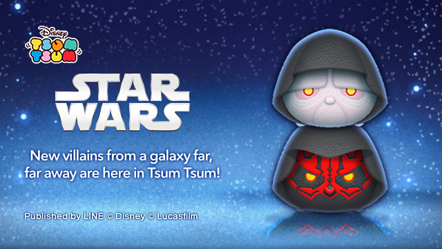 Emperor and Darth Maul from Tsum Tsum game.