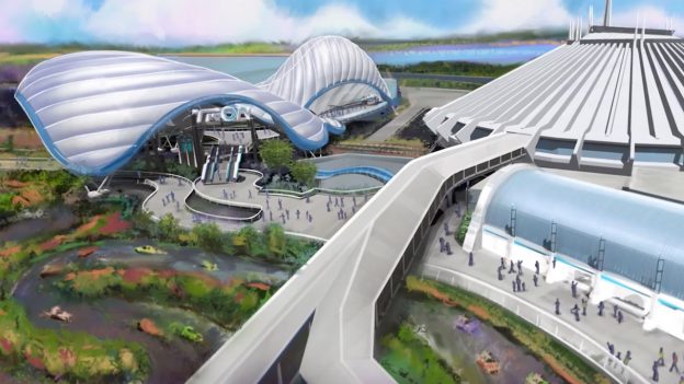 Rendering of TRON attraction coming to Magic Kingdom Park