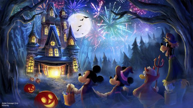 New Fireworks Show for Mickey’s Not-So-Scary Halloween Party