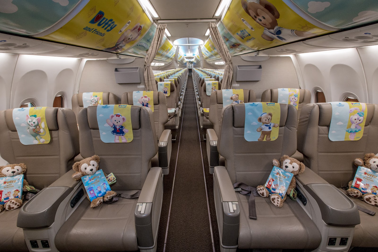 Cute, Duffy-themed surprise gifts for maiden flight passengers