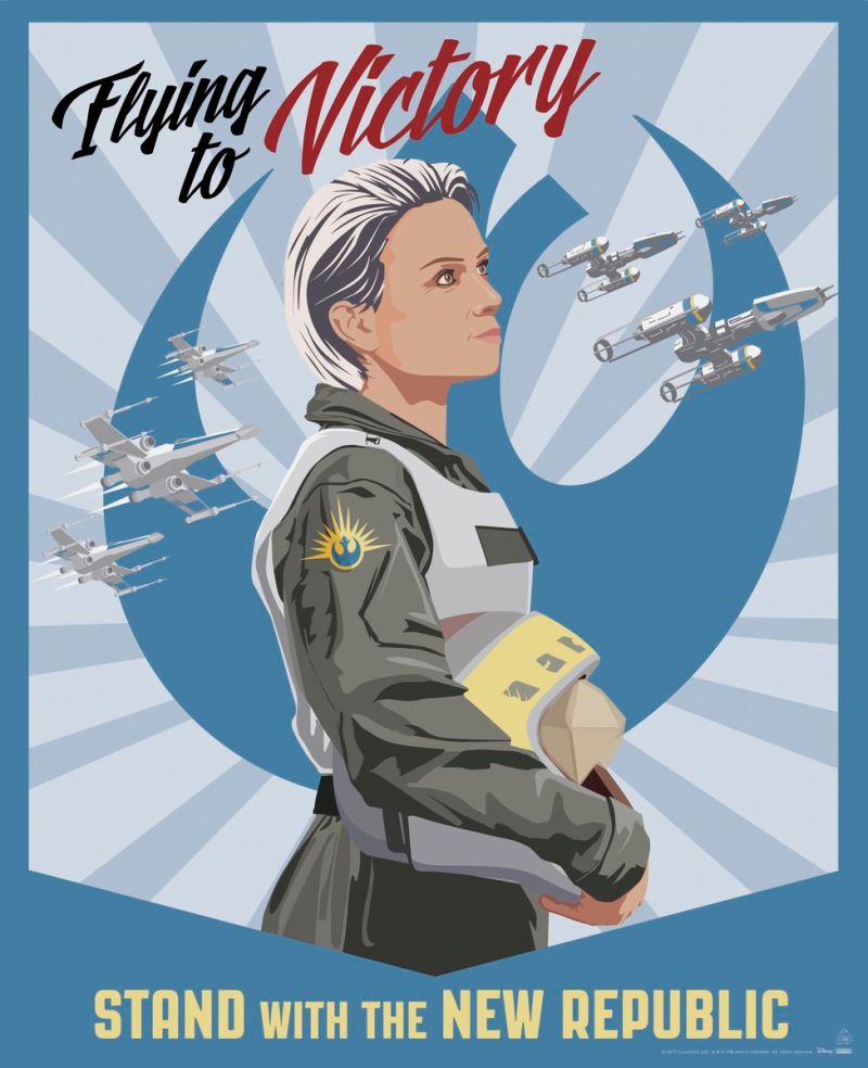Norra Wexley, in a promotional image from 2015's "Star Wars: Aftermath"