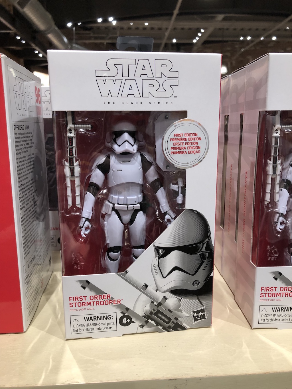 First Order Stormtrooper toy, inspired by the "Star Wars: The Last Jedi"
