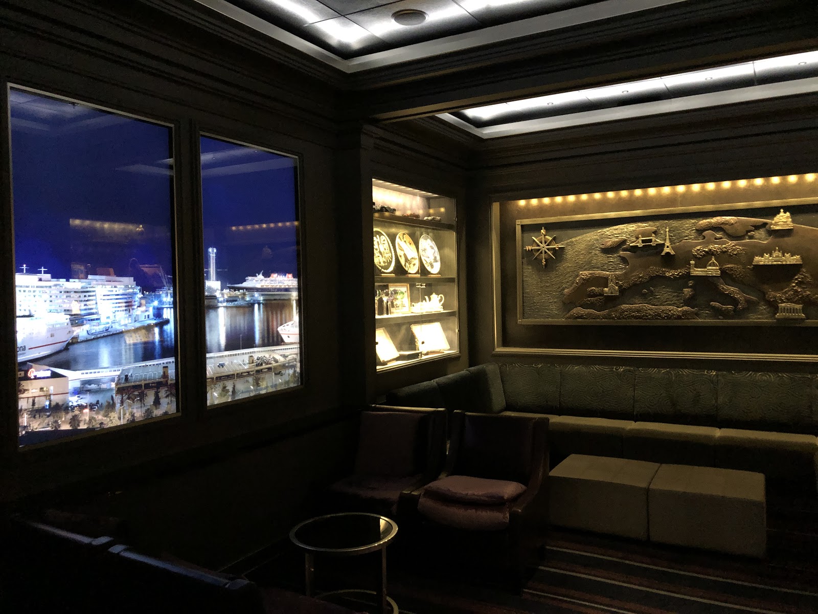 Skyline bar in the Disney Fantasy's 18+ Europa section