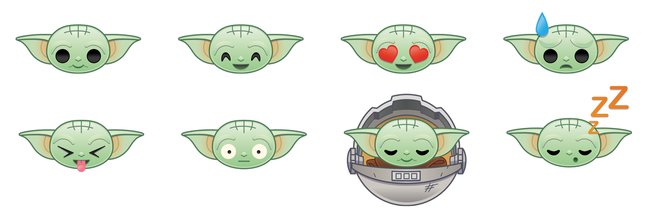 The Child expressions in Emoji Blitz