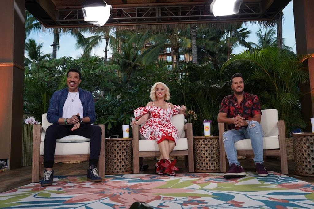 Lionel Richie, Katy Perry and Luke Bryan
