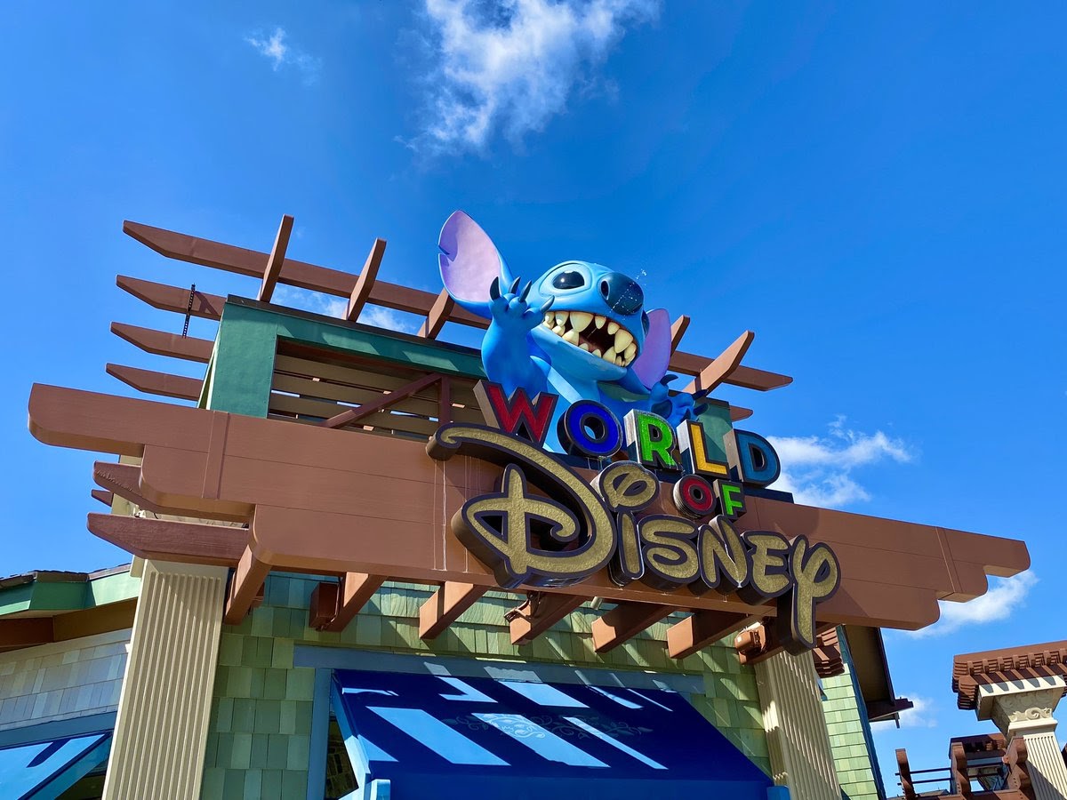 World of Disney will not open until May 27th, but Stitch is still spitting on guests
