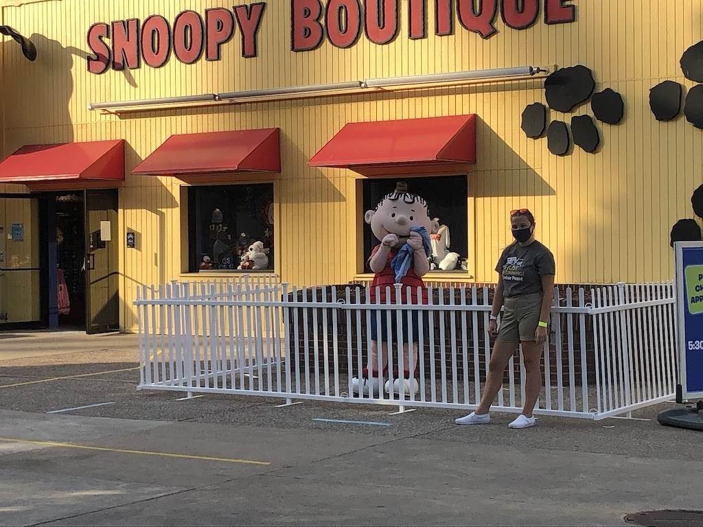 Linus posing for a social distant photo