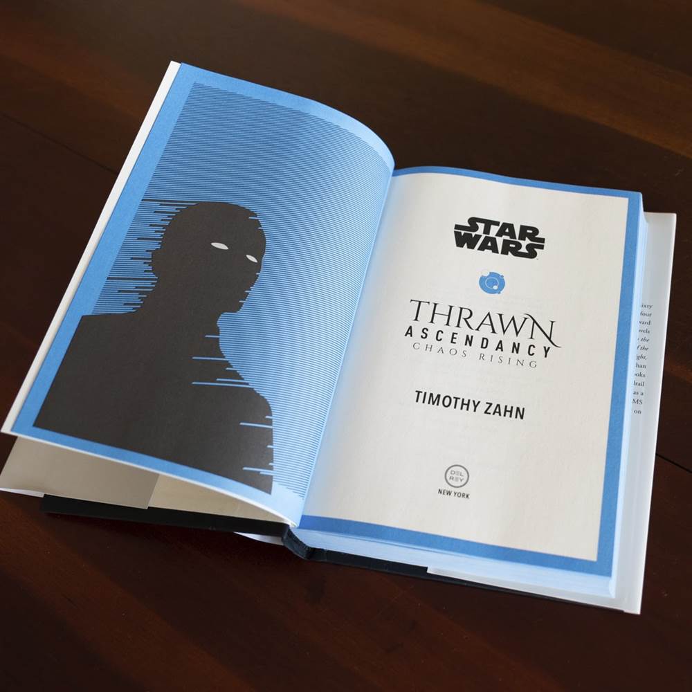 Thrawn Ascendancy: Chaos Rising blue pages