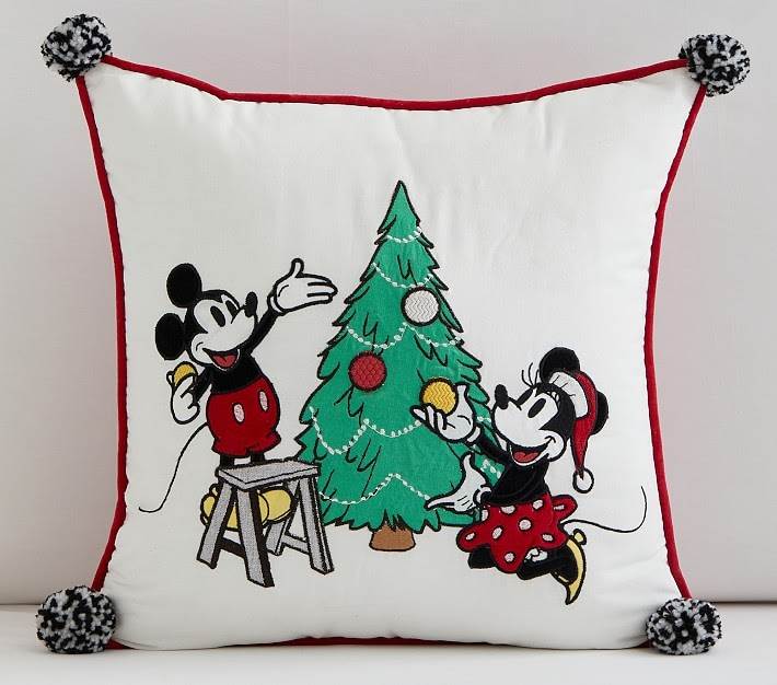Disney Mickey Mouse Holiday Pillow