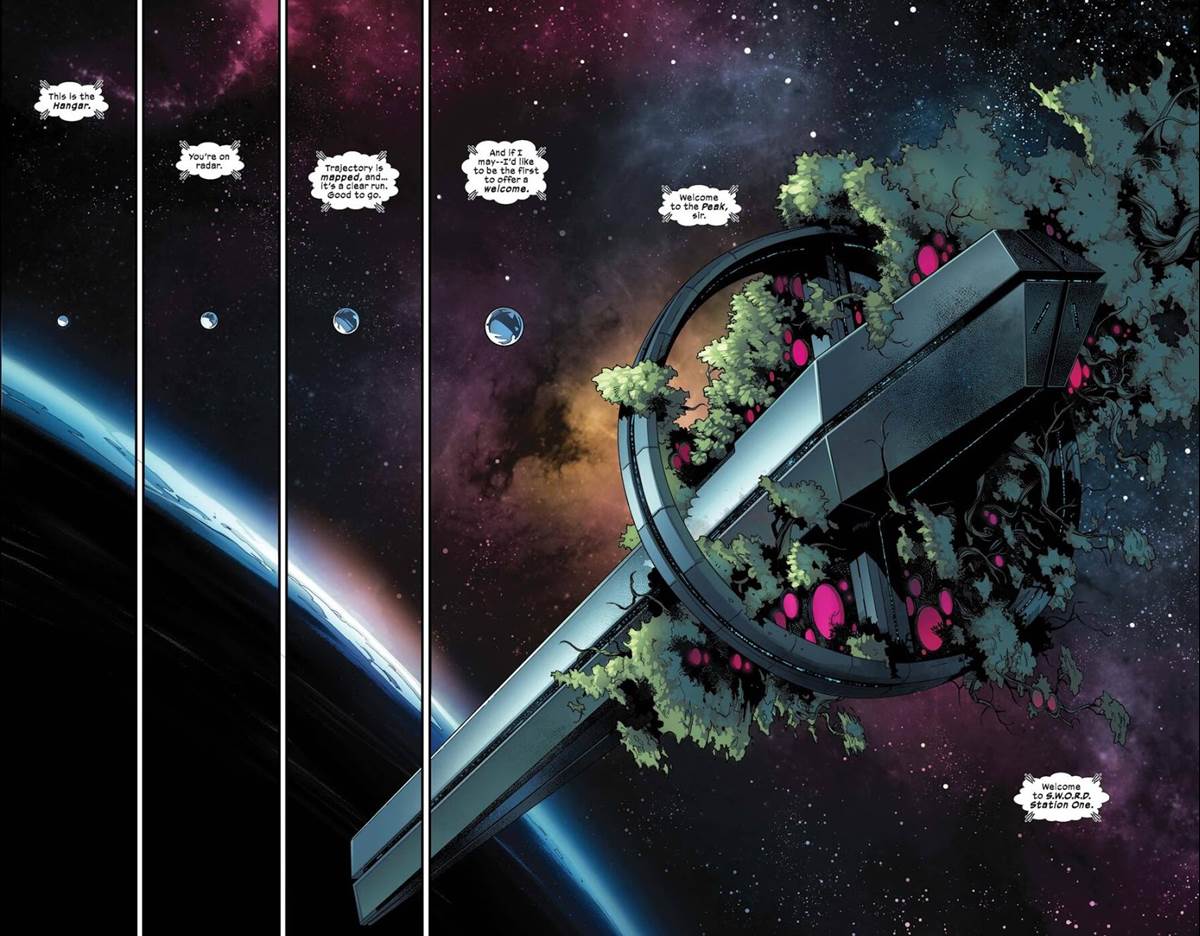 The reveal of The Peak in S.W.O.R.D. (2020) #1